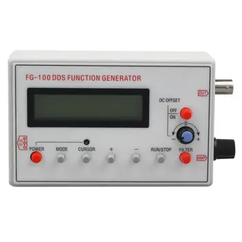 FG-100 DDS Funkciu Generátora Signálu Frekvencia Počítadlo 1Hz - 500KHz