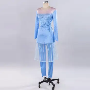 Film Biely Sneh Princezná Dospelých Elsa Šaty, Oblek Dievčatá Halloween Vianoce Cosplay Kostýmy Ľadová Kráľovná Anna Modré Sako Oblečenie