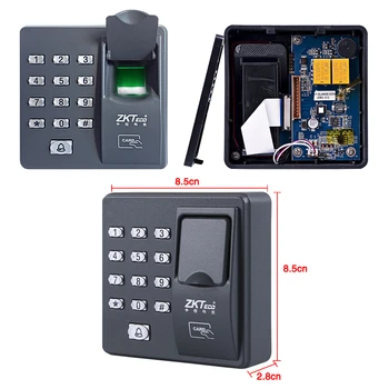 Fingerprint Access Control Systém RFID Klávesnica Biometrické Prst tlač Čítačka Access Controller + 10pcs EM4100 keyfobs