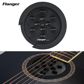 Flanger FS-08 Gitara Soundhole Zvuk Otvor Kryt Bloku Spätnej väzby Buffer Jednoduchá Montáž a demontáž EQ Akustické Folková Gitara