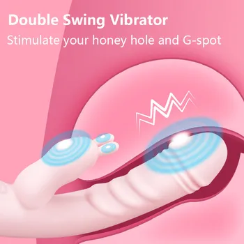 G-Spot Vibrátor Rabbit Vibrátor Duálne Vibrácie Vagíny, Klitorisu Masér Sexuálne hračky pre Ženy Silikónové Vibrátory pre Ženy Sexuálne Hračky