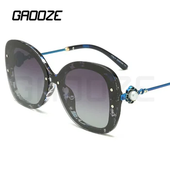 GAOOZE Polarizované slnečné Okuliare Ženy, Luxusné Značky Dizajnér Oválne, Okrúhle Okuliare Malé slnečné Okuliare Ženy dámske Okuliare LXD182