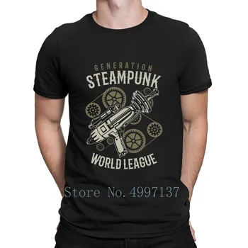 Generácie Steampunk Tričko Slim Euro Veľkosti S-3xl Bavlna Oblečenie Módny Dizajn Jar Jeseň Anti-Wrinkle Tričko