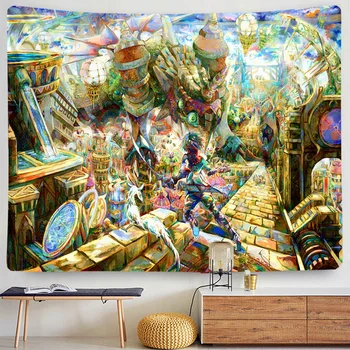 Gobelín obklady stien výzdoba pre 3d mandala deka obývacia izba domov psychedelic textílie 2021 nový rok decoracion boho chic