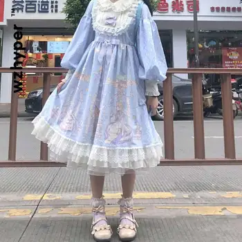 Gothic Lolita Šaty Harajuku Street Fashion Kríž Cosplay Ženské Šaty Japonský Mäkké Sestra Štýle Star Tylu Šaty Cute Girl2020