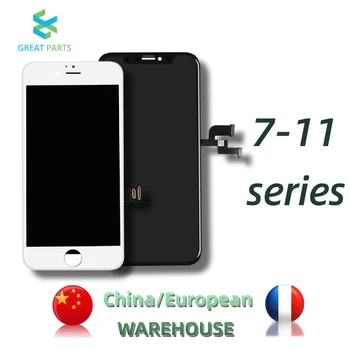 GreatParts Loď Od Čína/Francúzsko Pre iPhone X Lcd 11 PROMax XR Displej Digitalizátorom. Dotykový Displej Montáž Nahradenie 3D Dotyk