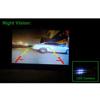 GreenYi 4.3 palcový TFT LCD Zrkadlo Parkovanie Spätné Monitor S 2 Video vstup