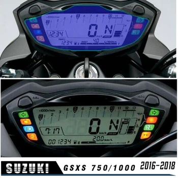 GSX-S GSX 750-S 100016 17 18 Klastra Ochrane proti Poškriabaniu Rýchlomer Film Screen Protector Nálepky Obtlačok na Suzuki GSXS 750/1000