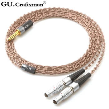 GUCraftsman 6N OCC medi pre Kontaktné utópia 4Pin XLR 2,5 MM/4.4 MM zostatok Slúchadlá upgrade kábel