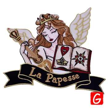 GUGUTREE výšivky veľké dievča patch zvierat odznaky anjel krídla appliques škvrny na oblečení DX-197