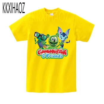Gummy Bear T-Shirt Módne Osobnosti dieťa 2019 Lete Zábavné Príležitostné Tlače chlapec T Shirt dievčatá tshirt MJ