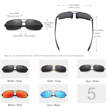 GXP Námestie Muži Ženy Hliníka, Horčíka Vysokej Kvality Polarizované slnečné Okuliare UV400 Objektív Klasický Retro Štýl Odtiene Slnečné okuliare