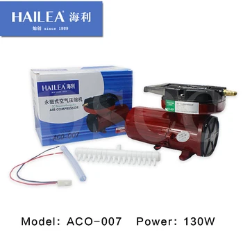 HAILEA ACO-007 batérie kyslíka čerpadla 12V DC permanentným magnetom kompresor.Živé ryby prepravu DC čerpadlo vzduch,Prenosné čerpadlo vzduch