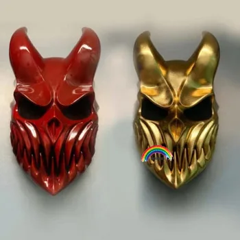 Halloween Zabitie Zvíťaziť Maska Deathmetal Cosplay Demolisher Shikolai Demon Tmy Hrozné Masky Strany Kostým Prop