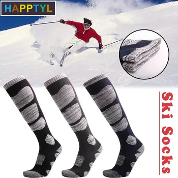 HAPPTYL 1Pair Zahustiť Lyžiarske Ponožky pre Lyžovanie, Snowboarding, Chladné Počasie, Zima Výkon Ponožky