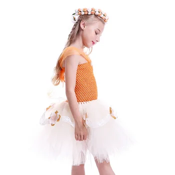 Havajský Štýl Moana Inšpiroval Dievčatá Tutu Šaty Halloween Foto Prop Purim Deti Detská Fantázia Kvet Kostým Ručné Tylu Šaty