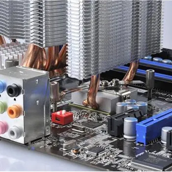 HB-802 CPU Chladič 2 Heatpipes Radiátor Hliníkový Chladič Počítač Chladič na Chladenie Podporu 80mm Ventilátor CPU