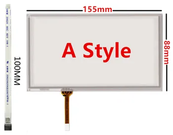 Heyman 6.2 palcový HSD062IDW1 A00 A01 A02 LCD displej auto Displej a 155*88mm 4-žilové odporové dotykové obrazovky Automobilovej navigácie DVD LCD