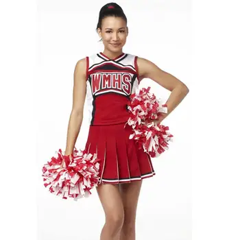 High School Girl Dámy Radosť Štýl Cheerleading Kostým Roztlieskavačky, Maškarný Strany Jednotné Kostým Top+Sukňa