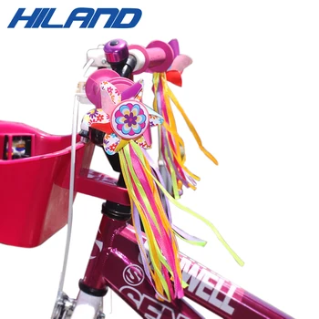 HILAND detský bicykel Riadidlá veterný Mlyn skúter Zdobia Požičovňa Riadidlá Farebné Pásky Stuhy Strapce Farebné Streamer
