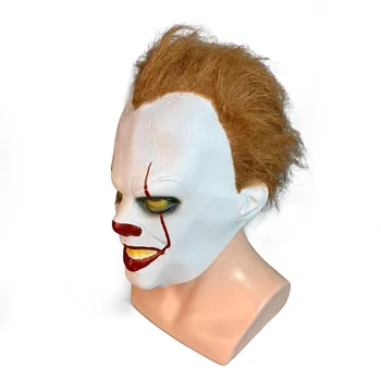 Horor Pennywise Joker Maska Cosplay to kapitola 2 Klaun, Latexové Masky Halloween Kostým, Rekvizity Deluxe