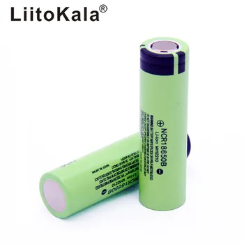 Horúce 2ks LiitoKala nový, originálny NCR18650B 34B 3,7 V 18650 3400mAh nabíjateľná lítiová batéria pre baterku batérie