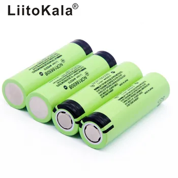 Horúce 2ks LiitoKala nový, originálny NCR18650B 34B 3,7 V 18650 3400mAh nabíjateľná lítiová batéria pre baterku batérie