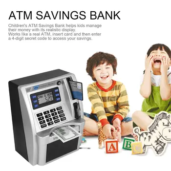 HORÚCE ATM prasiatko sporiteľne peniaze boxToys tirelire Deti Hovoriť ATM sporiteľne Vložiť Účty Ideálny pre Deti dropshipping