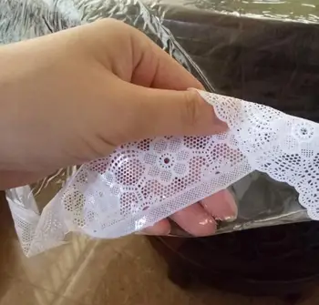 HORÚCE Čipky Mäkké sklo Kolo transparentné PVC plastu voskované plátno čaj obrus kryt vodotesný obrus Vianočný NOVÝ rok dekor