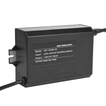 Hot XD-1Pc Neónové Svetlo Prihlásiť Elektronický Transformátor Napájanie P-12000-30 12KV 30MA