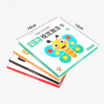 Hračky pre deti Montessori Vzdelávacích Hračiek, Čierne Biele Kartičky Hra Vizuálne podnety Vzdelávania Novonarodené Dieťa 0-12 mesiacov Dary