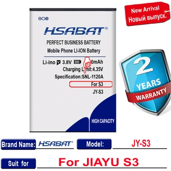 HSABAT Najnovšie 4000mAh Vysokou kapacitou JY S3 JY-S3 batérie pre UÅŸ S3 Batérie