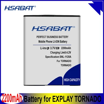 HSABAT Nové 2200mAh Batériu Mobilného Telefónu Použiť pre EXPLAY TORNADO