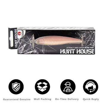 Hunthouse ceruzka Rybárske Lure plávajúce Prop Vrtule Umelé Návnady, rybárske pike lur Ťažké Nástrahy 90 mm 14.5 g stickbaits wobbler
