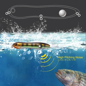 Hunthouse šťuka ceruzka lákať sladkovodné rybárske lure 130 mm 32g top vody veľký rachot loptu hlasný hluk pre basy