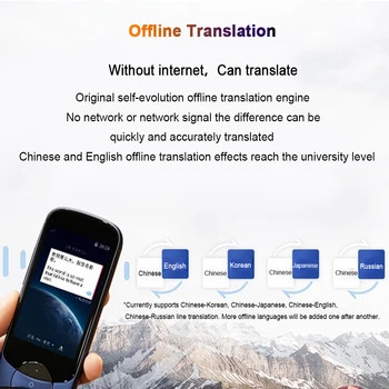 IFLYTEK 3.0 Easytrans Jazykov Okamžité Prekladateľ Hlas Xiaoyi AI Okamžité Hlas Traductor w 13Mp Fotoaparát podpora 200 Jazykoch