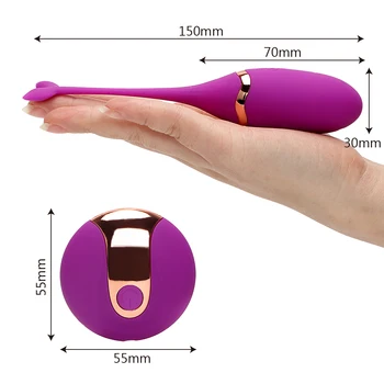 IKOKY Multispeed Vibračné Vajíčko Stimulátor Klitorisu Uplatniť Vaginálnej Silikónové G-Spot Masér Ben Wa Loptu Sexuálne Hračky pre Ženy