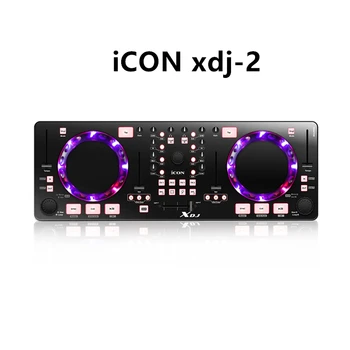 Ikona XDJ Mini USB MIDI/DJ Controller Profesionálny Audio DJ Mixer S Dotykovým Poškriabaniu Kolesá