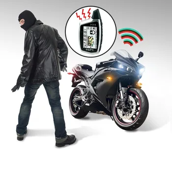 Immobilizer Dva-cestný Motocyklový Alarm, Diaľkové naštartovaním Univerzálny Ochranu proti Vlámaniu Systém Flameout Opevnenia Nepremokavé