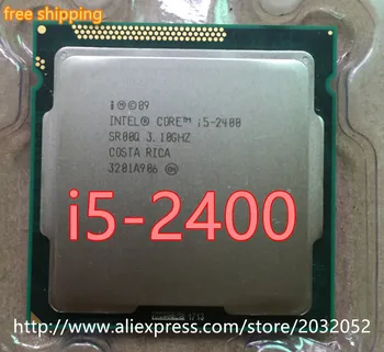Intel Core i5-2400 i5 2400 I5 2400 (3.1 Ghz, 6MB 4 jadrá Socket 1155 5 GT/s DMI)Plochu