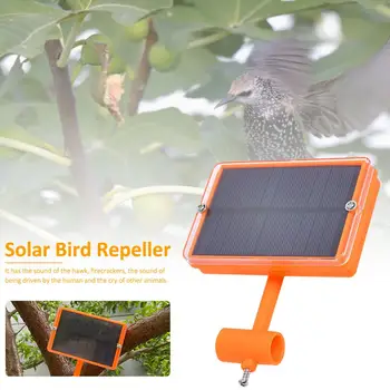 Inteligentný Hlasového Ovládania Svetla Ultrazvukové Solárne Zvierat Odpudzujúce Záhrada Vták Pest Repeller Jazdy Prístroj Vonku