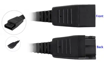 Jabra GN Headset Rýchle Odpojenie do 2,5 mm konektor Adaptér pre telefóny Polycom s 2,5 mm jack pre Slúchadlá