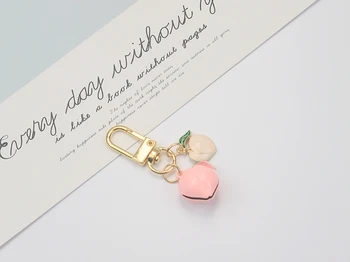 Japonsko Asakusa Kláštor omamori Broskyňa Zvon Láska, šťastie Prívesok prívesok na kľúče taška charms