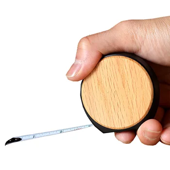 Japonsko drevené políčko Pravítko Pásky opatrenie s masívnym textúra 3,5 m javor čerešňa orech dub band pásky mini meracie nástroje