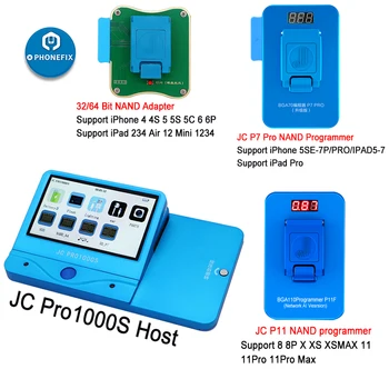 JC Pro1000S JC P7 Pro JC P11 NAND Programátor HDD Serial Čítať, Písať Chyba Opravy Pre iPhone 11 XR XS Max 8 X 7 7P 6 6S Všetky iPad
