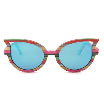 JE LASTOVIČKA novú farbu, bambusové a drevené okuliare VIP odkaz TAC objektív dámske slnečné okuliare UV400
