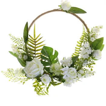 Jonnafe Kolo Zelené Umelé Kvetinový Svadobné Bridesmaid, Ručne Viazané Kytice, Svadobné Dekorácie, Doplnky