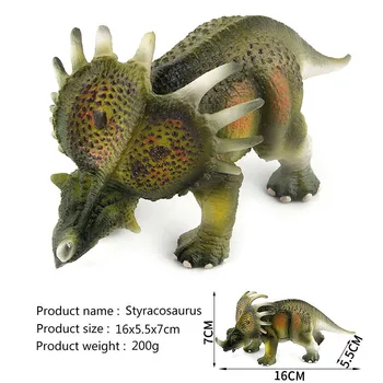 Jurský Park Dinosaur Hračky Model pre Dieťa Pentaceratops Dragon Hračka Sada pre Chlapcov Zviera Jeden Kus Akcie Hrať Obrázok Domov Deco