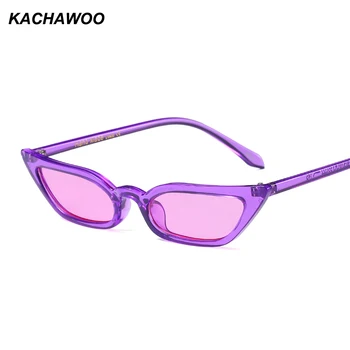 Kachawoo sexy retro cat eye slnečné okuliare ženy malej veľkosti candy, červená farba čierna módne slnečné okuliare pre ženy 2018 uv400