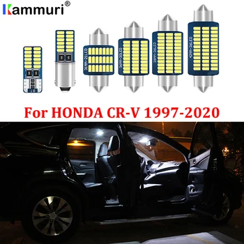 KAMMURI Bez Chyby Premium White LED Interiéru Vozidla Žiarovky Balík Kit Pre 1997-2020 Honda CR-V CRV Interiérové led Svetlo + Nástroj